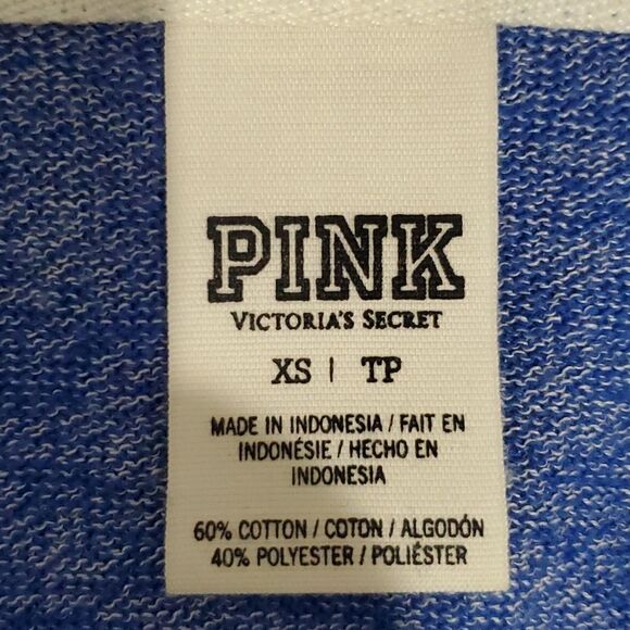 Pink Victoria's Secret blue xs long sleeve hoodie - Picture 5 of 5